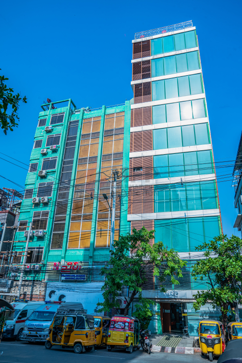 Asenware FP300 fire alarm system addressable for Nyein Hospital Myanmar Project in Myanmar