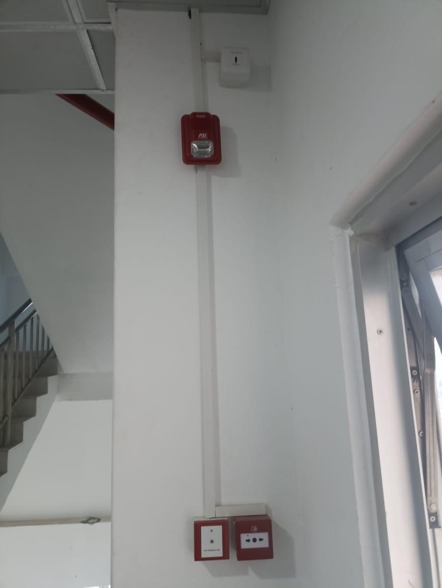 Asenware FP300 addressable fire alarm systems for sirajganj 68 MW solar park project in Bangladesh