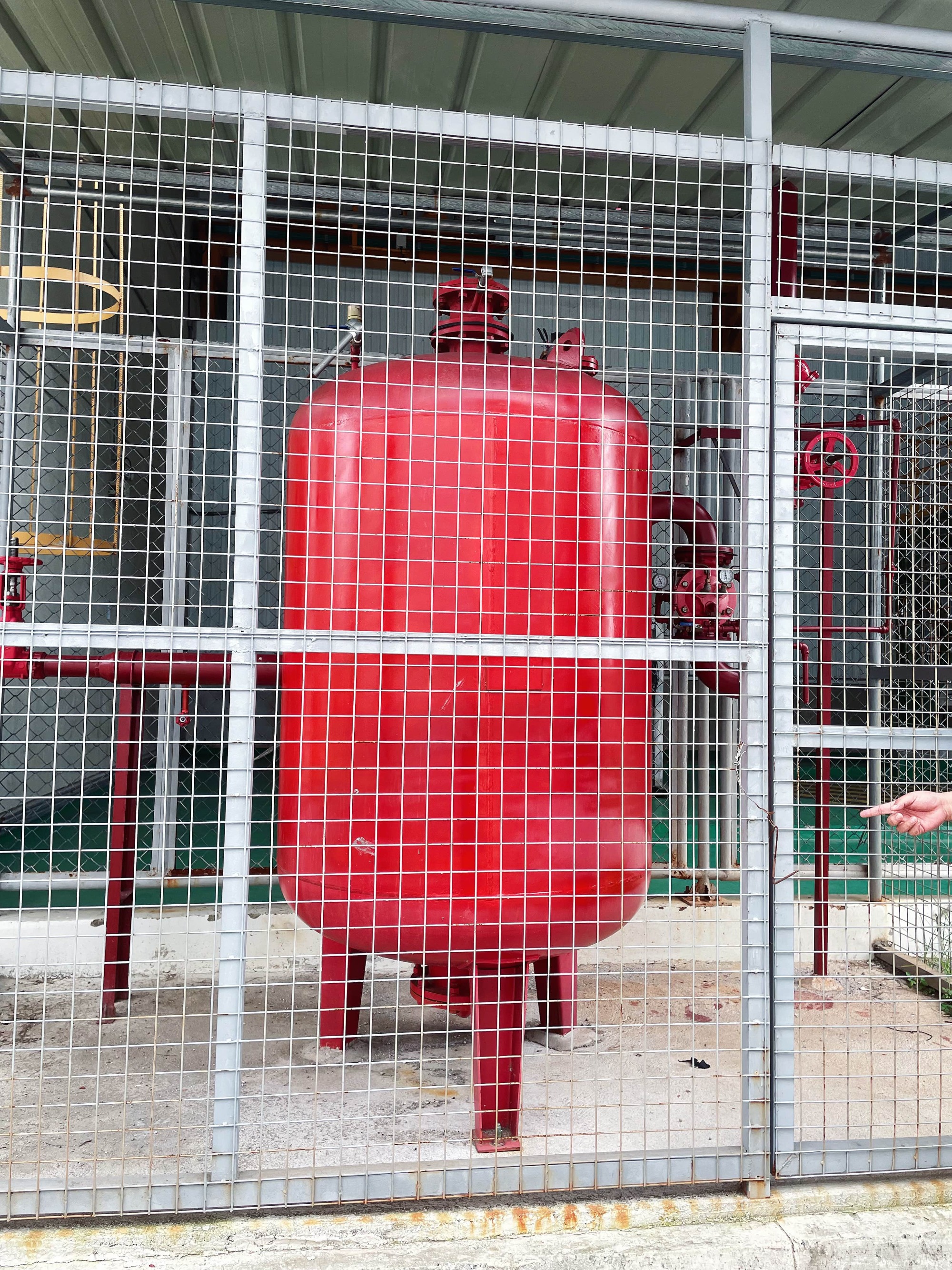 Asenware Foam fire extinguishing system for Cannery factory project in Philippines