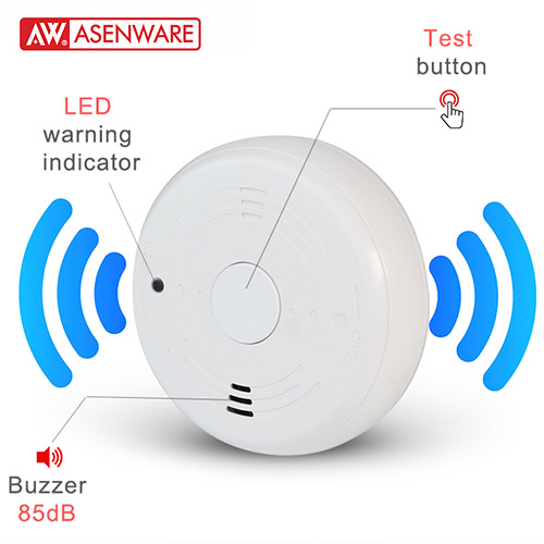 Home Use Fire Alarm Standalone Smoke Detector