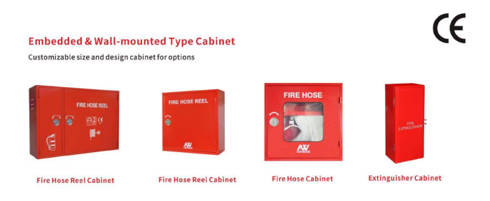 CE Approved Fire Hose Reel and Fire Hose Rack With Cabinet,Fire Fighting System