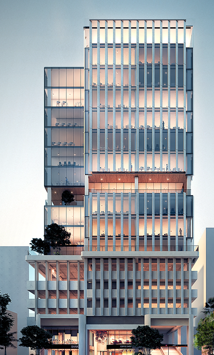 Asenware FP300 addressable fire alarm system for 345&nbsp;Office&nbsp;Space&nbsp;Toulkork project in Cambodia